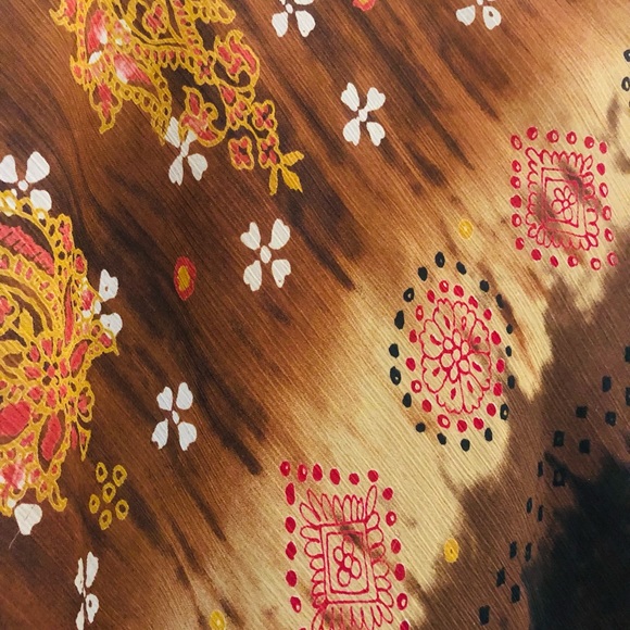 EUC Boho slip on skirt with comfy stretchy waist - Picture 4 of 8